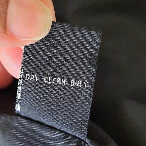 Wool Blend Oversized Houndstooth Coat Jacket Size Med Black White Rue 21 - Picture 15 of 16